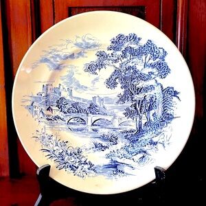 Wedgwood Countryside Blue and White Plate❣️
